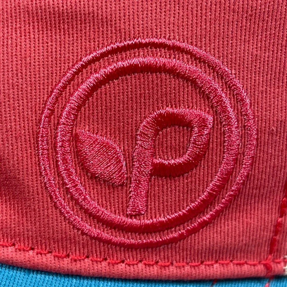 Pistil‎ Women's Coral Teal Flamingo Logo Trucker Hat Adjustable Mesh Back
